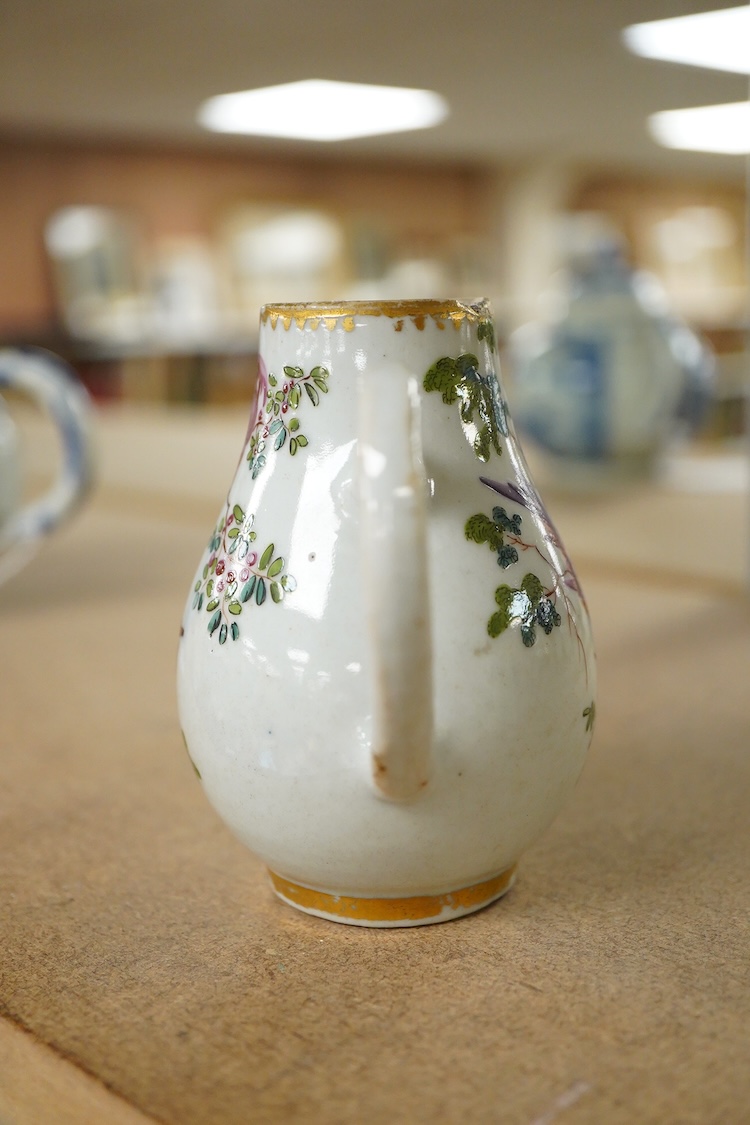 A Chinese porcelain milk jug, decorated in the atelier of James Giles, c.1760 - 9.5cm high